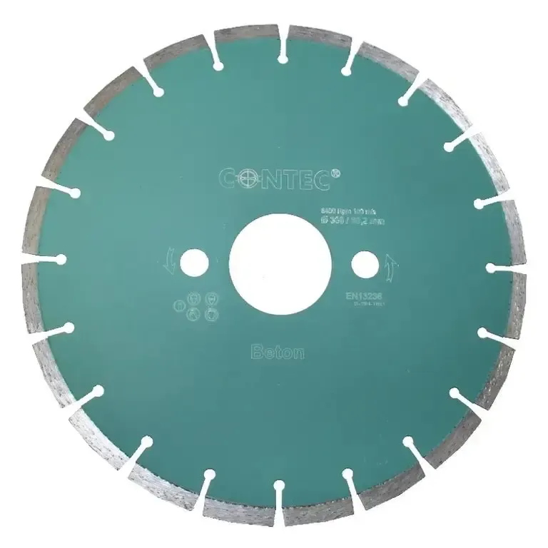 DiamantsĂ€geblatt 300 mm normale Böden grĂŒn - CONTEC