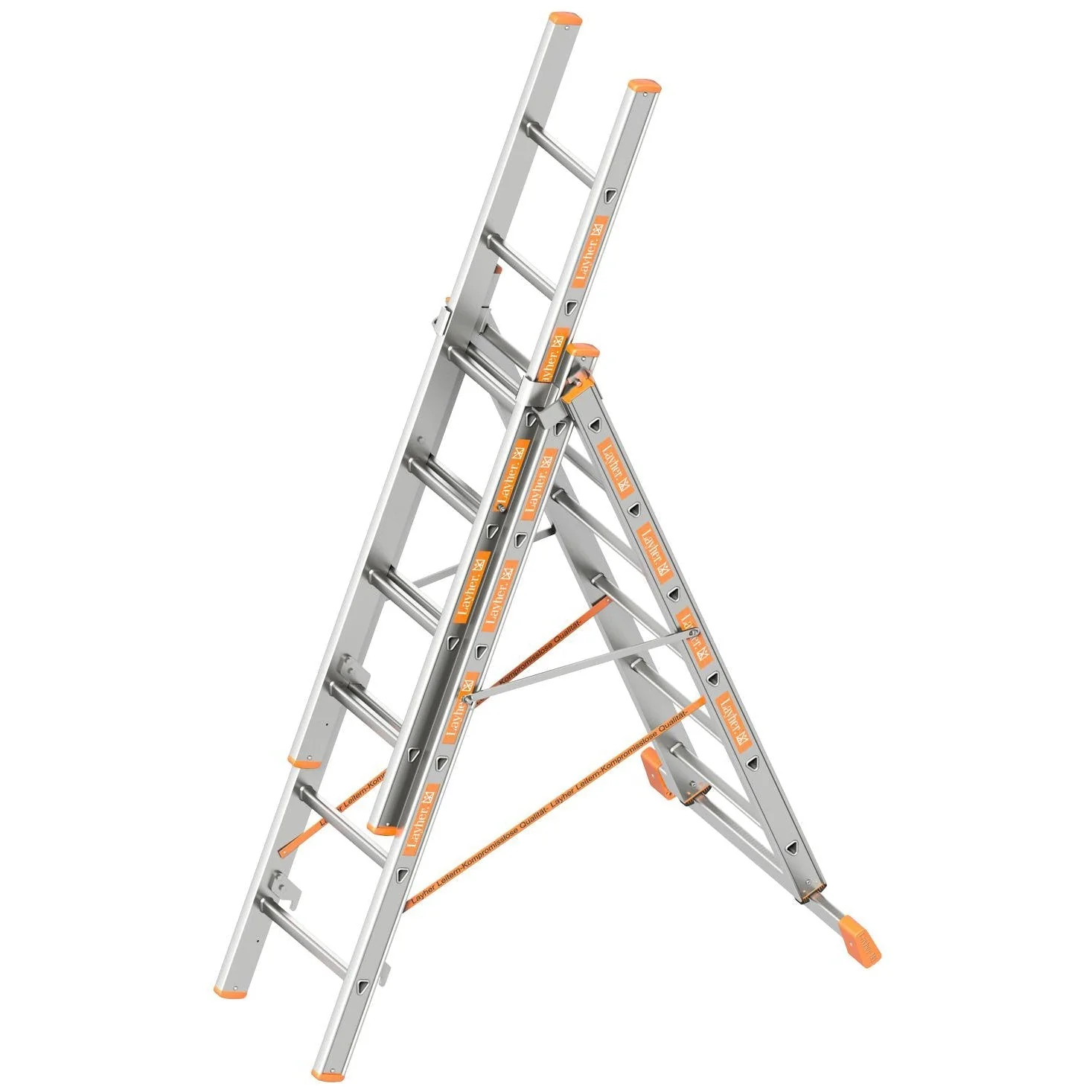 Layher - Allzweckleiter 3-Teilig Topic 1040