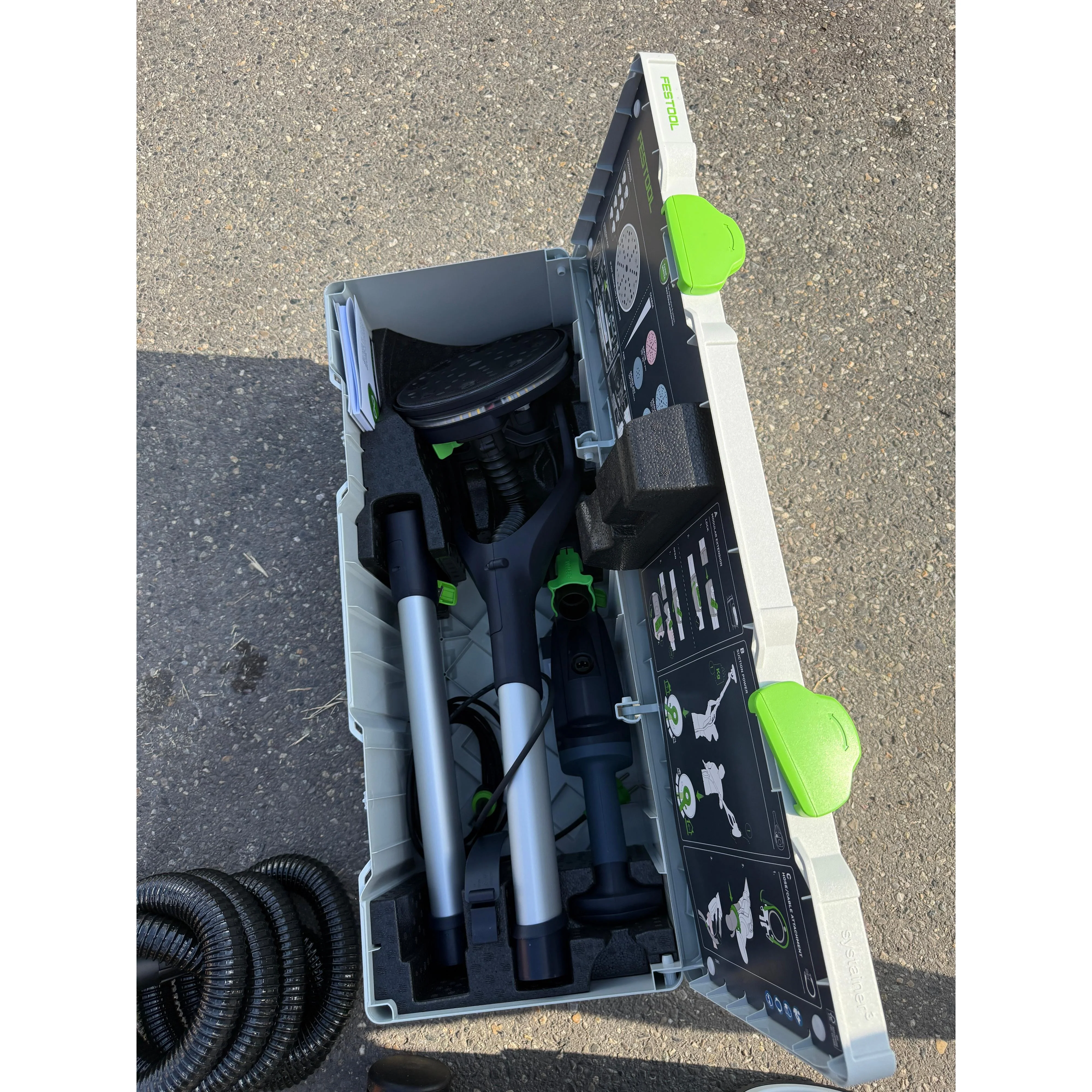 Festool PLANEX LHS 2 225 EQI Langhalsschleifer mieten – inkl. Sauger & LED-Licht - Image 5