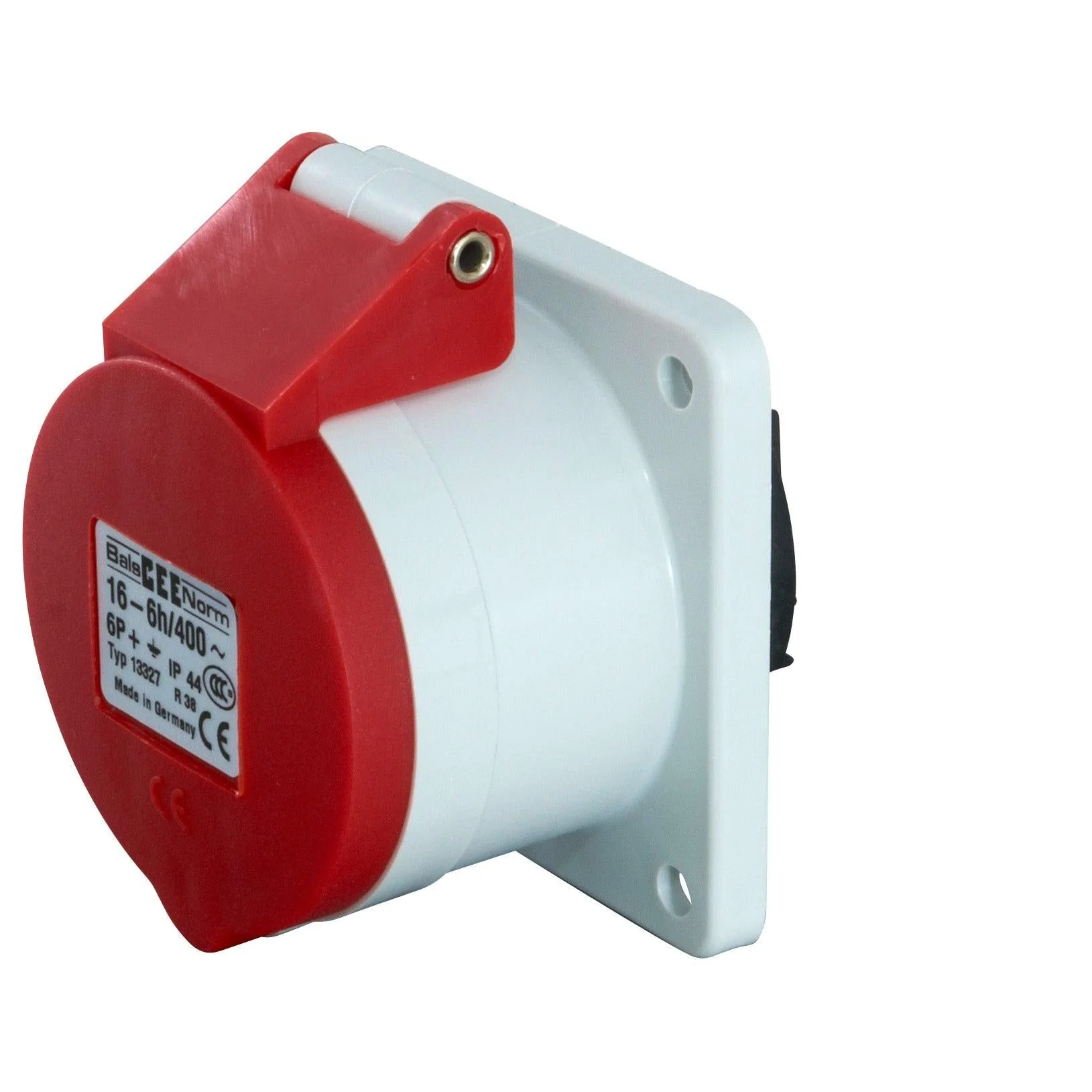 PFT CEE-Anbausteckdose 7 x 16A 6h rot