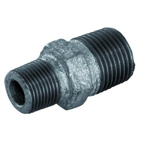 PFT Doppelnippel reduziert 1/2" AG 3/8" AG