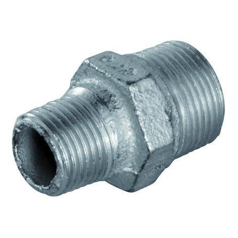 PFT Doppelnippel reduziert 3/4" AG 1/2" AG