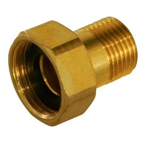 PFT Nippel 1/2" AG flach mit Überwurfmutter 3/4"