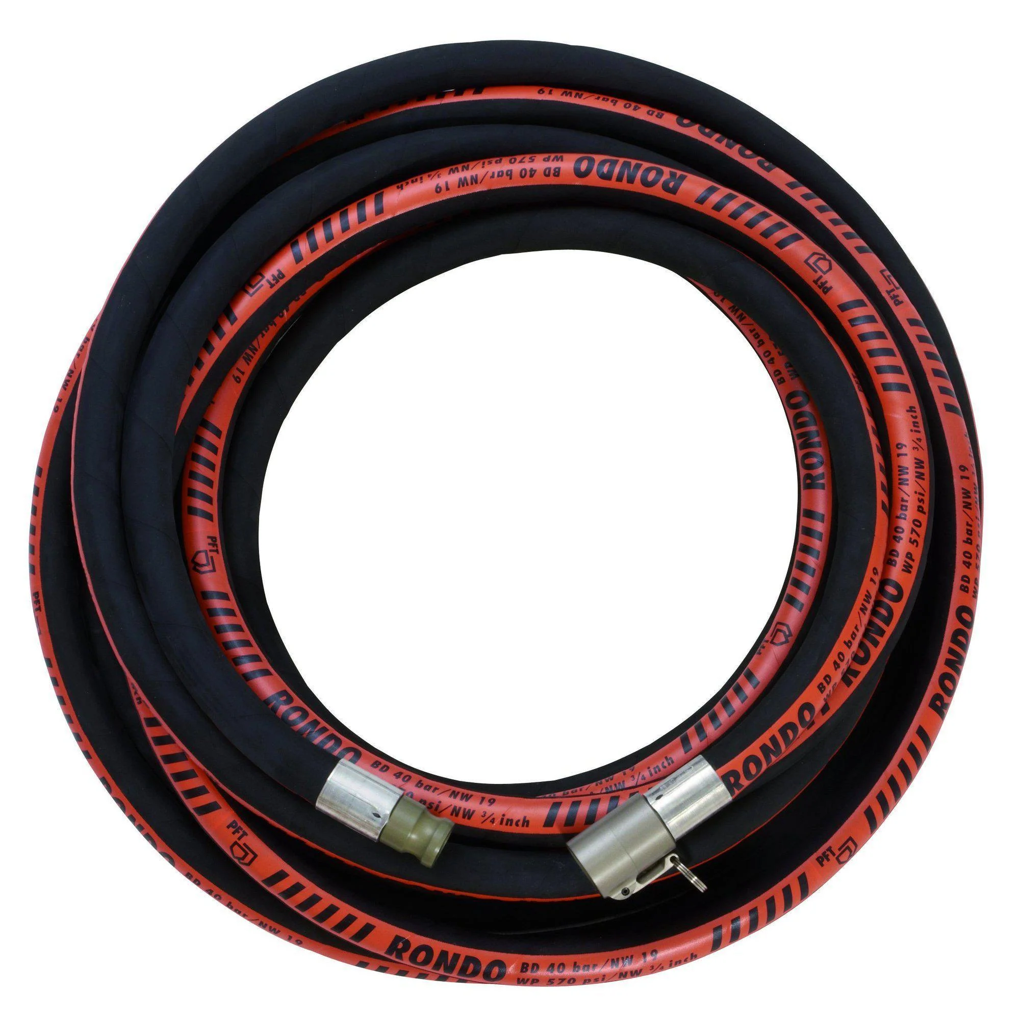 PFT RONDO DN19 Hydraulikeinbindung V-Teil | M-Teil - 15 m