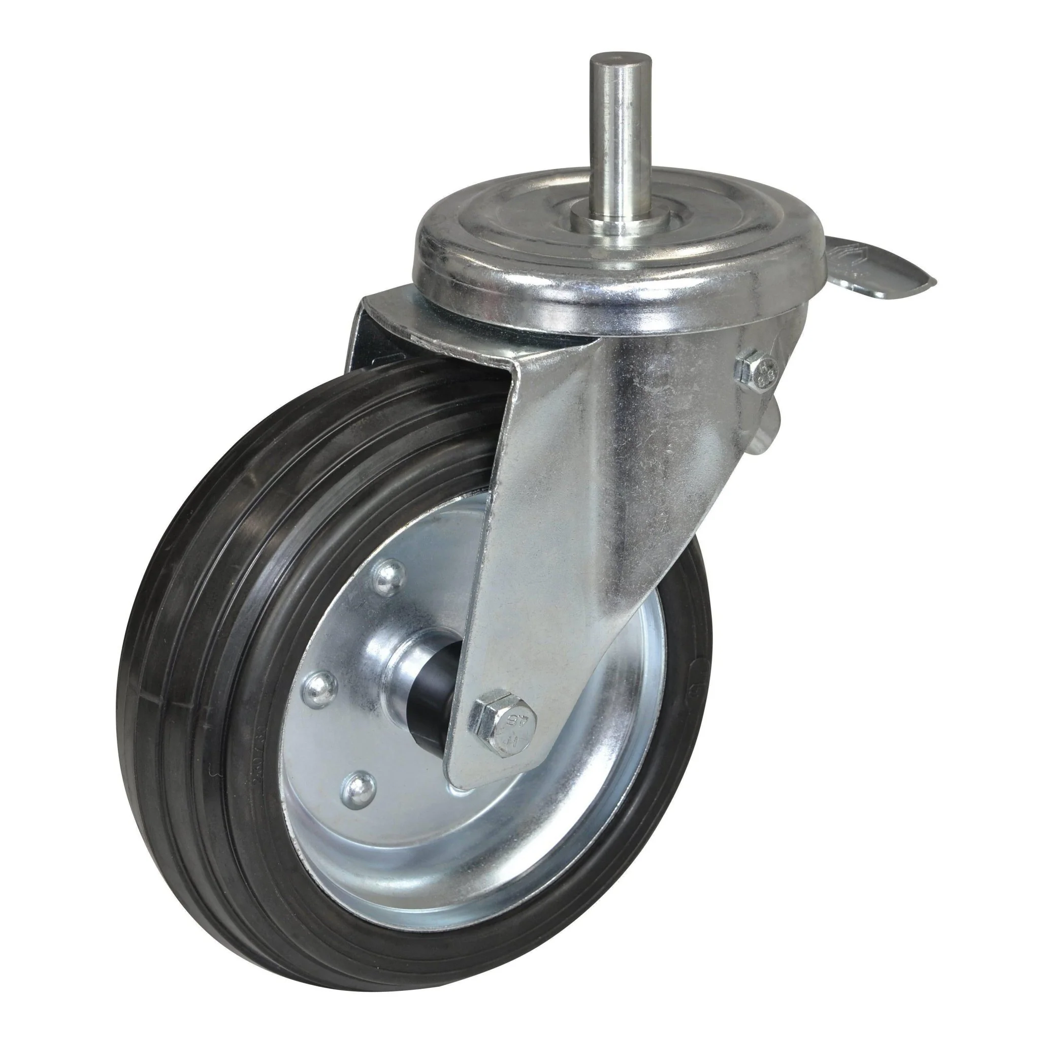 PFT Stopp-Lenkrolle 230 mm mit Stahlfelge