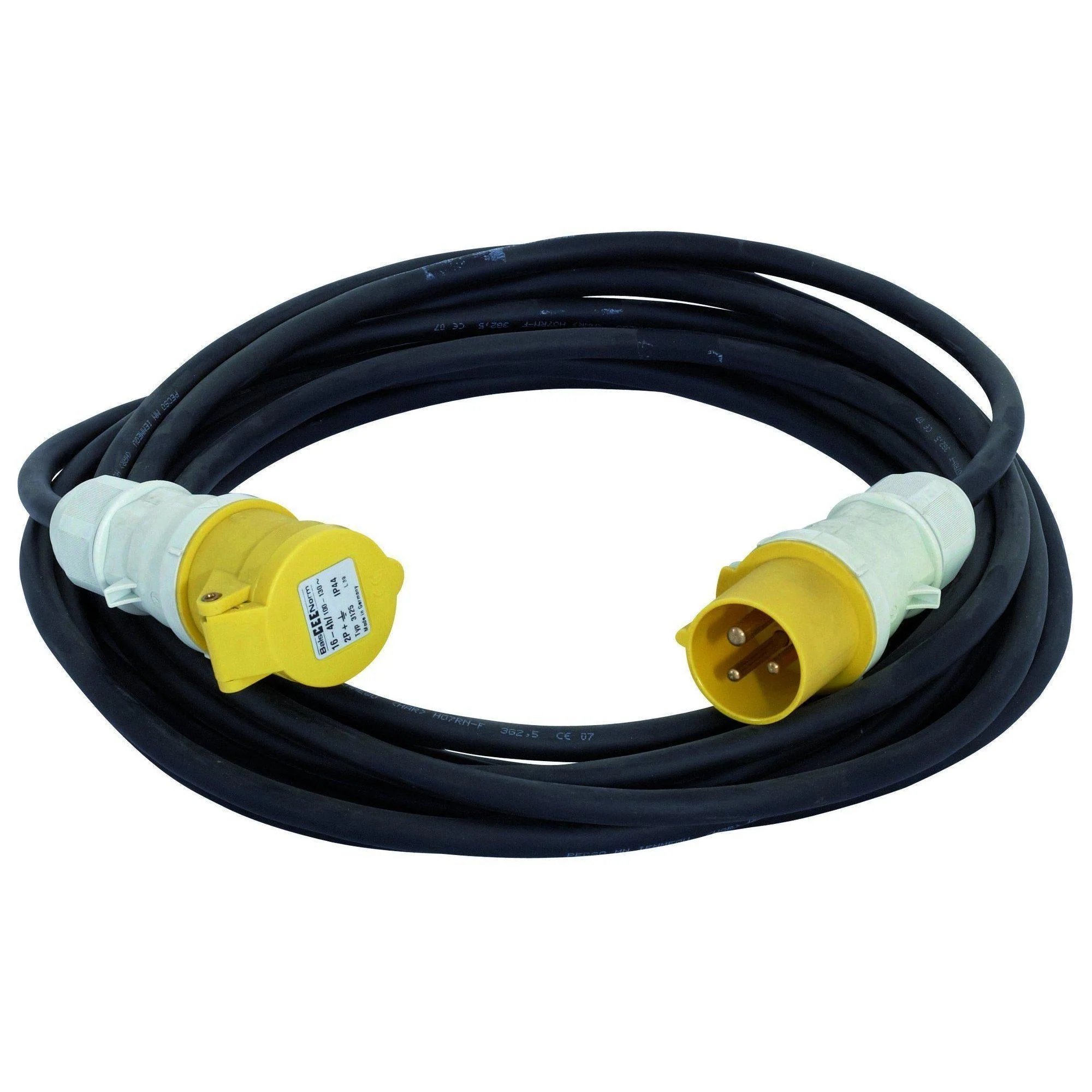 PFT Verlängerungskabel 3 x 2,5 mm², YEL 3-16 A - 10 m (110 V, 1 Ph)