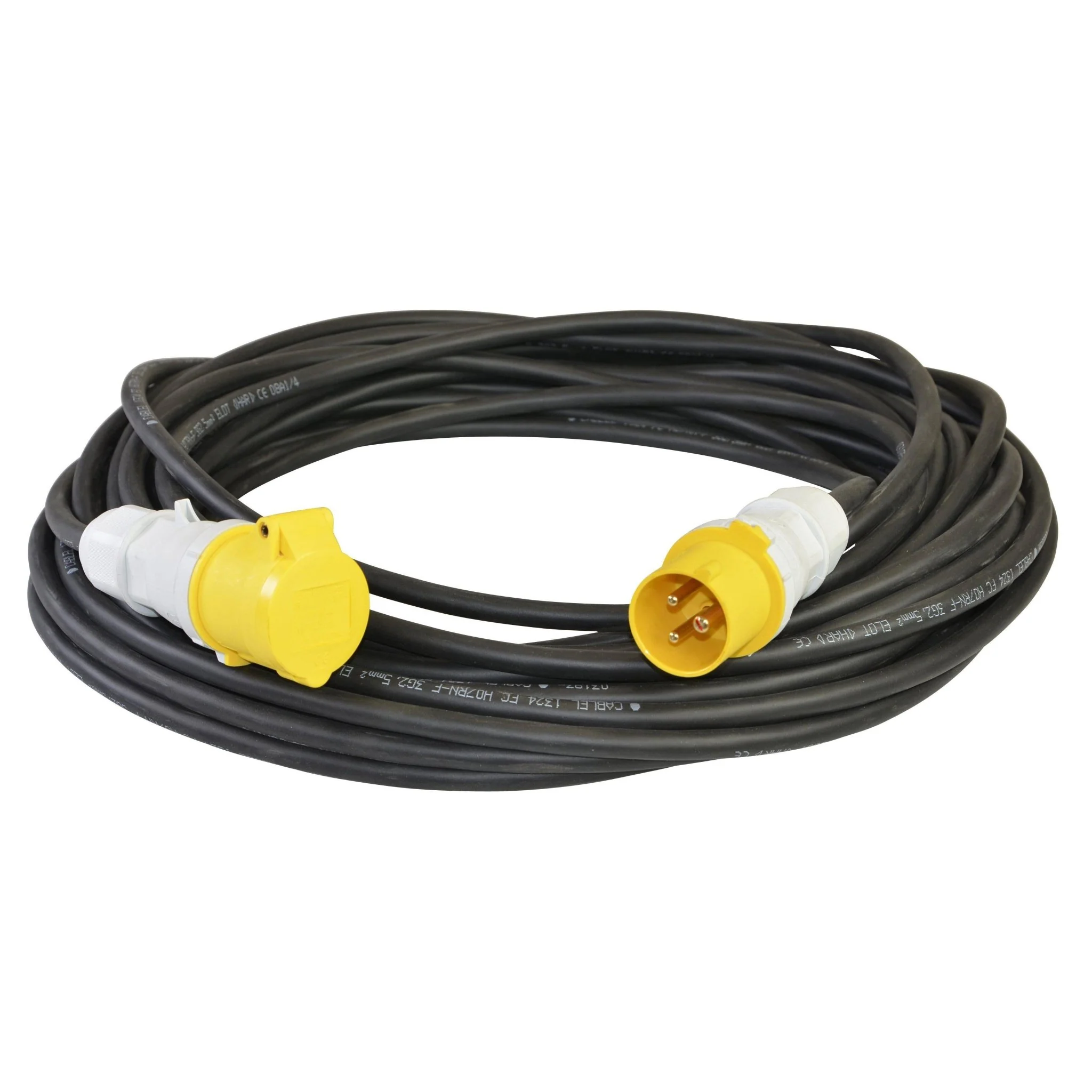 PFT Verlängerungskabel 3 x 2,5 mm², YEL 3-16 A - 25 m (110 V, 1 Ph)