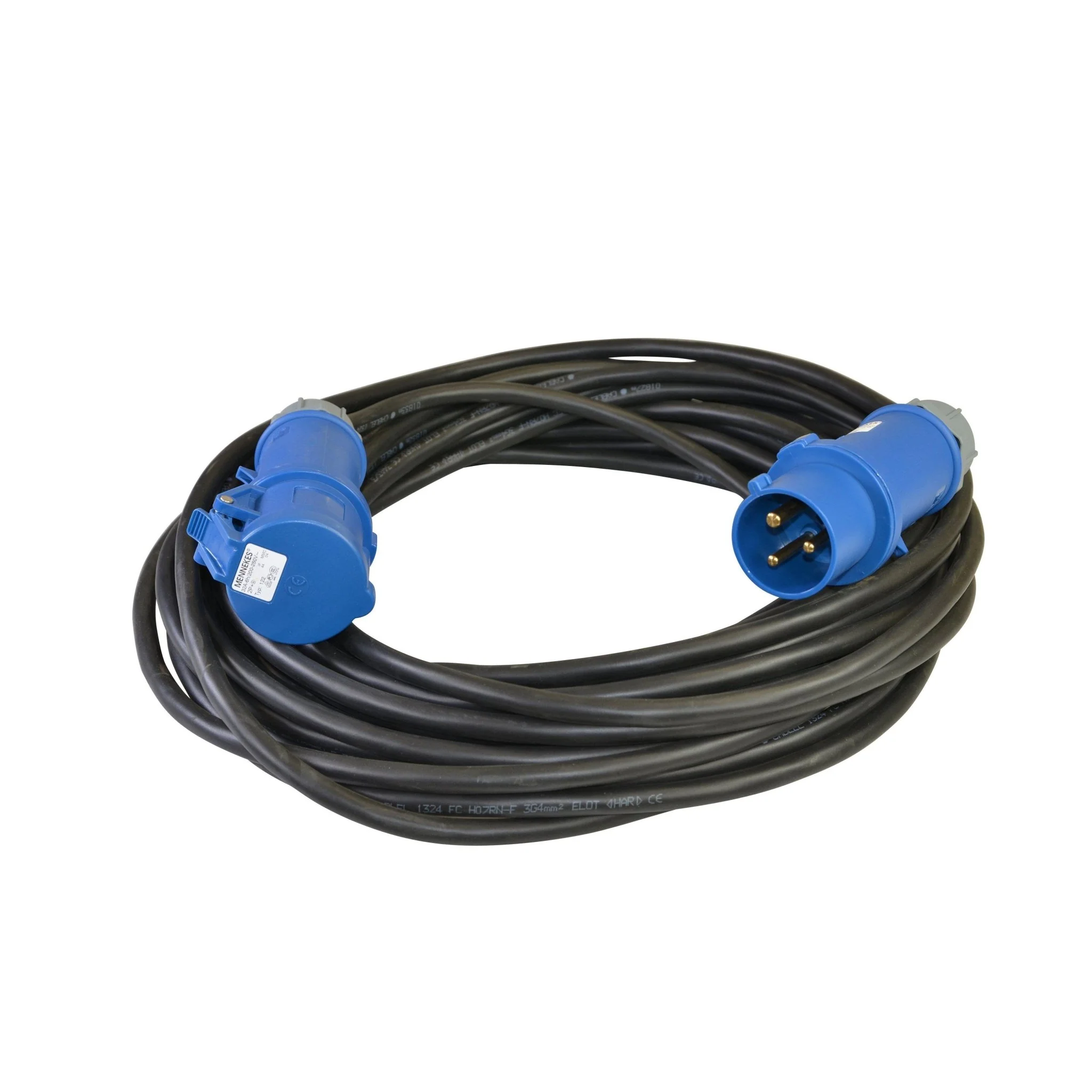 PFT Verlängerungskabel 3 x 4 mm², BLU 3-32 A - 25 m (230 V, 1 Ph)
