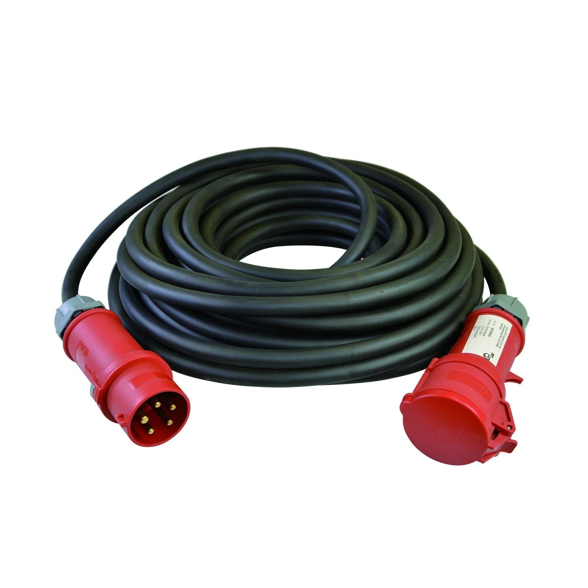 PFT Verlängerungskabel 5 x 6 mm², RED 5-32 A - 25 m (400 V, 3 Ph)