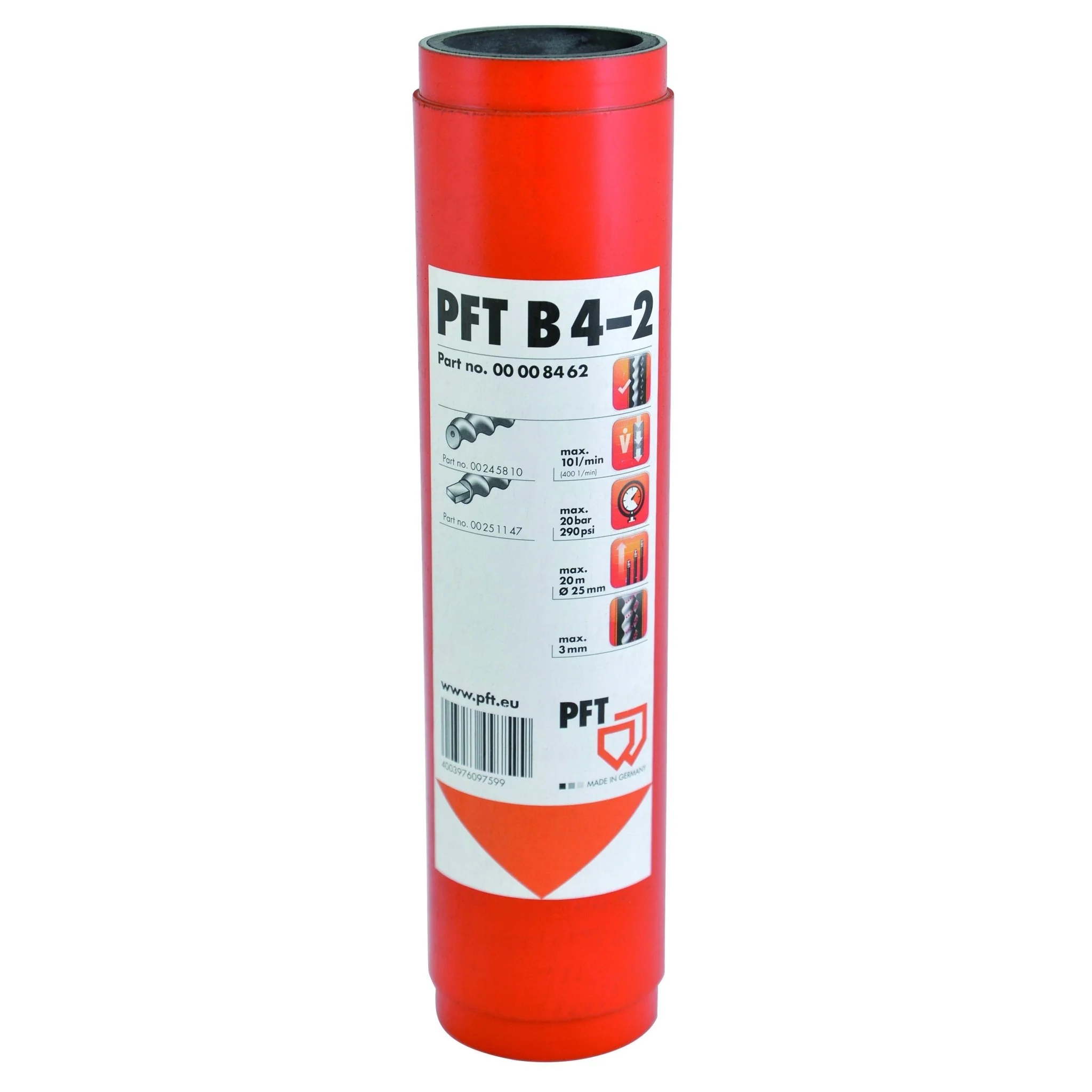 PFT RITMO L FC-230V plus B 4-2 inkl. Materialbehälter, 20m Schläuchen und Kabel - Image 11